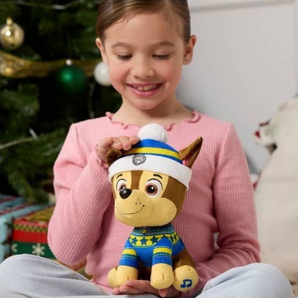 Продукт Spin Master Paw Patrol Holiday Plushy -Музикална плюшена играчка, 20 см. - 0 - BG Hlapeta
