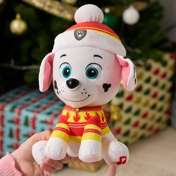 Продукт Spin Master Paw Patrol Holiday Plushy -Музикална плюшена играчка, 20 см. - 0 - BG Hlapeta