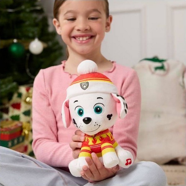 Продукт Spin Master Paw Patrol Holiday Plushy -Музикална плюшена играчка, 20 см. - 0 - BG Hlapeta