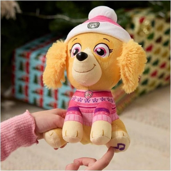 Продукт Spin Master Paw Patrol Holiday Plushy -Музикална плюшена играчка, 20 см. - 0 - BG Hlapeta
