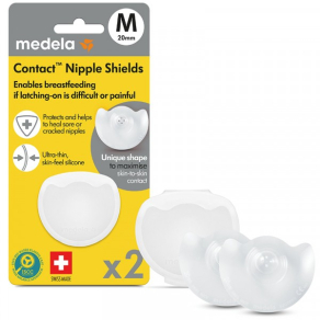 Medela - Силиконови протектори за зърна M 2бр 