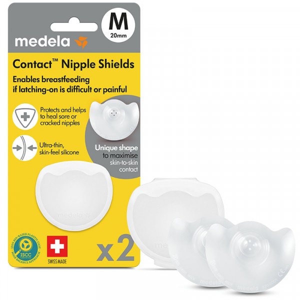 Medela - Силиконови протектори за зърна M 2бр 