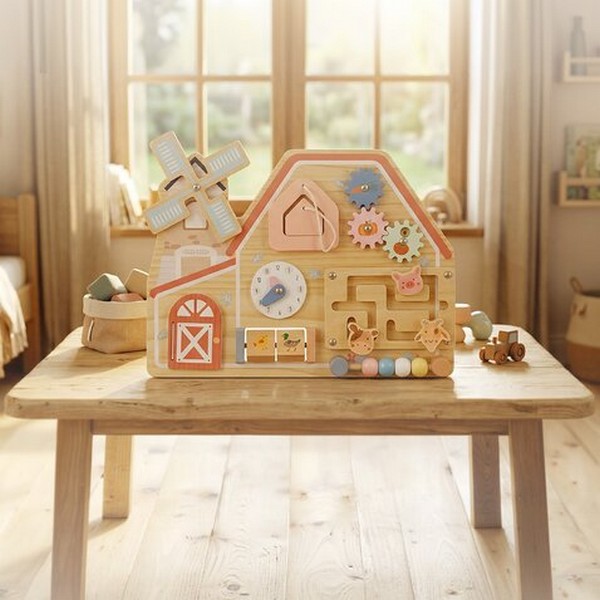 Продукт Moni Farm House - Монтесори дървена дъска - 0 - BG Hlapeta