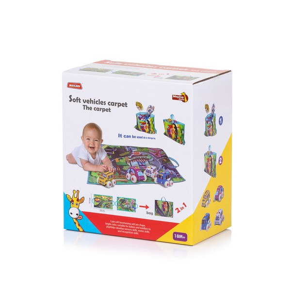 Продукт Chipolino - Комплект постелка за гимнастика с 4 броя коли - 0 - BG Hlapeta