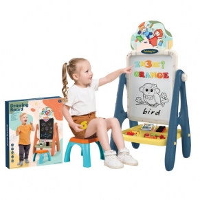 Drawing Board - Двустранна Дъска за Писане със Стол