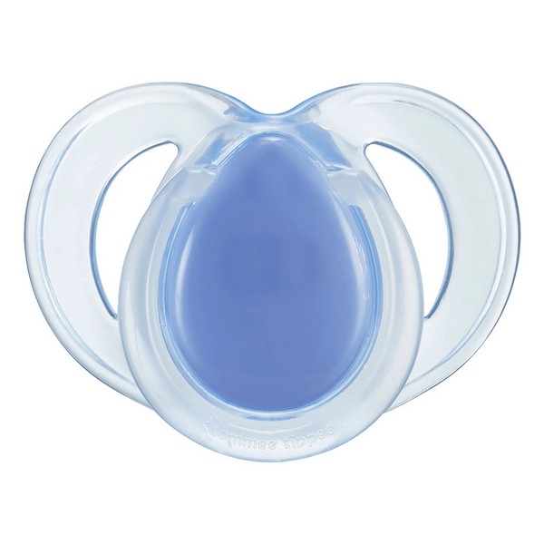 Продукт Tommee Tippee NIGHT TIME - Комплект от 2 бр. ортодонтични залъгалки със светеща в тъмното дръжка, 18-36м, в кутия за стерилизиране - 0 - BG Hlapeta