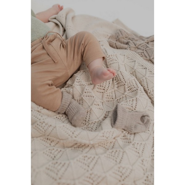 Продукт BIBS Wavy - Плетено бебешко одеяло - 0 - BG Hlapeta