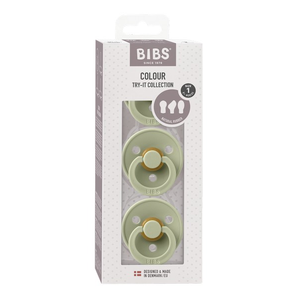 Продукт BIBS COLOUR - Сет 3 Биберона - 0 - BG Hlapeta