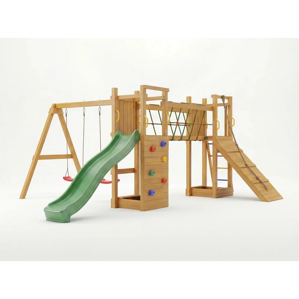 Продукт Fungoo MAXI FUNNY EXPOSURE TEAK - Детска площадка - 0 - BG Hlapeta