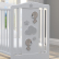 Bambino Casa Giochi divertenti cot bianco - Бебешко легло