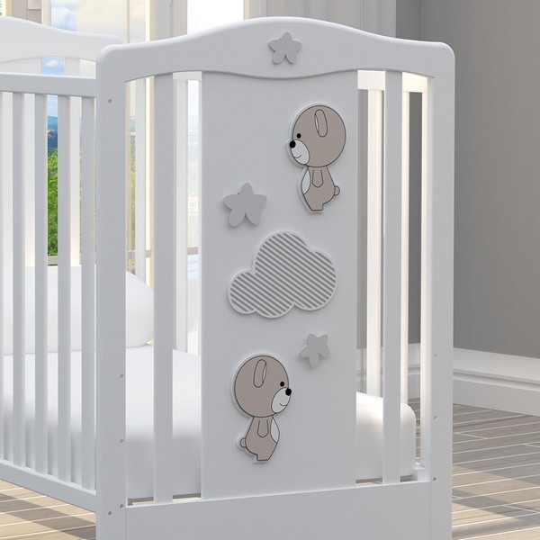 Продукт Bambino Casa Giochi divertenti cot bianco - Бебешко легло - 0 - BG Hlapeta