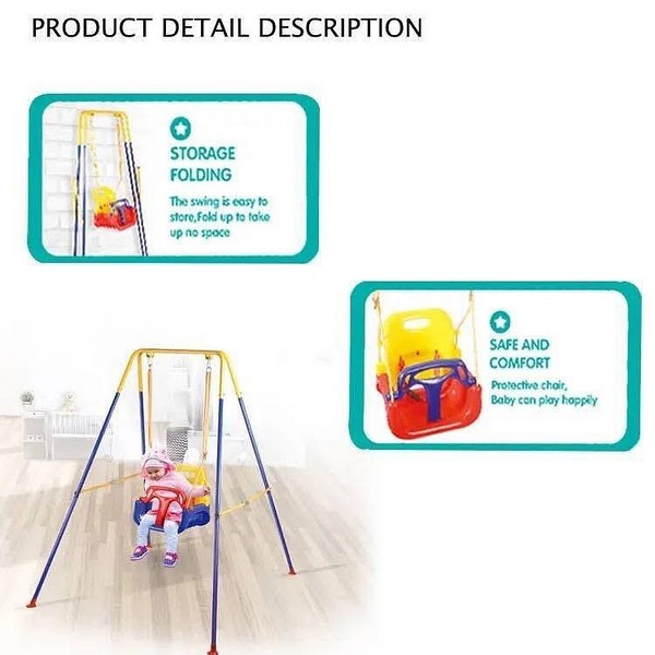 Продукт TEANTOYS - Детска люлка със стойка 3 в 1, Расте заедно с детето 6 месеца 10 години - 0 - BG Hlapeta