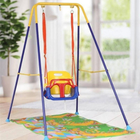 TEANTOYS - Детска люлка със стойка 3 в 1, Расте заедно с детето 6 месеца 10 години