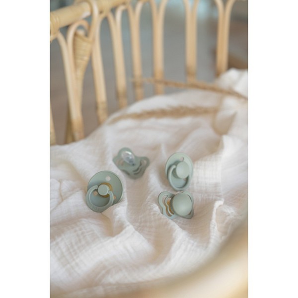 Продукт BIBS - Сет 4 Биберона 0-6 месеца Каучук и Силикон - 0 - BG Hlapeta