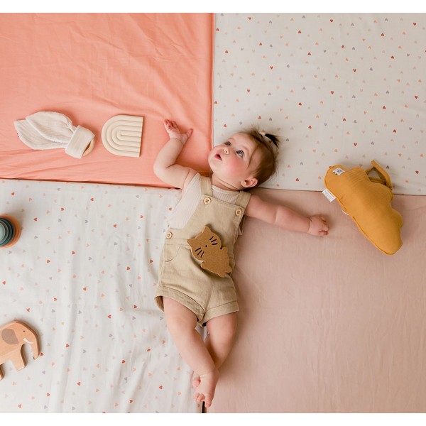 Продукт Tineo Сърца - Интелигентна постелка за игра, подвижен матрак и барбарон, 3в1 - 0 - BG Hlapeta