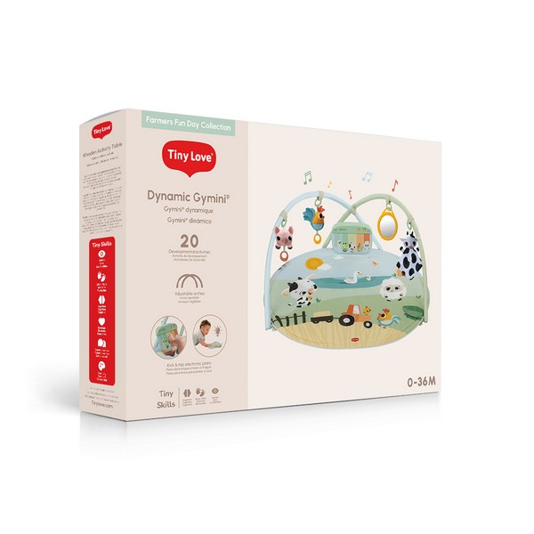 Продукт TINY LOVE Dynamic Gymini Farmers Funday - Активна гимнастика, 0-36м - 0 - BG Hlapeta