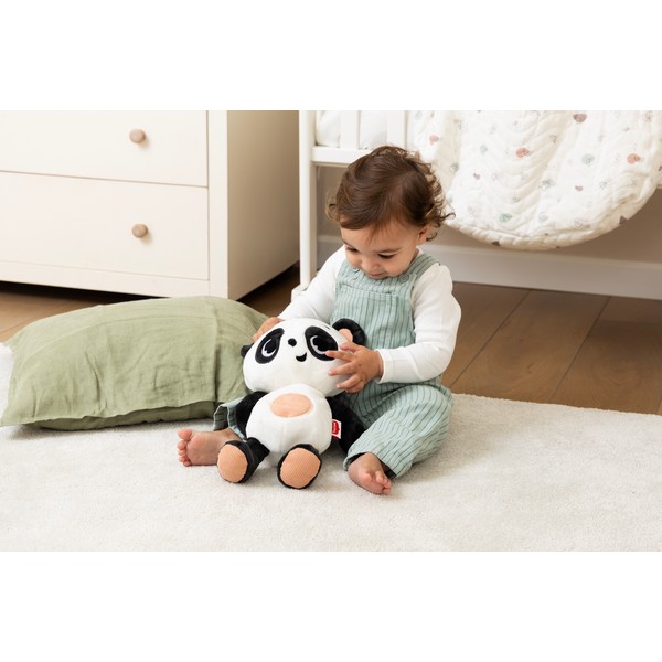 Продукт Tiny love - Плюшена Панда за гушкане с бял шум и мека светлина Black&White Decor, 0м+ - 0 - BG Hlapeta