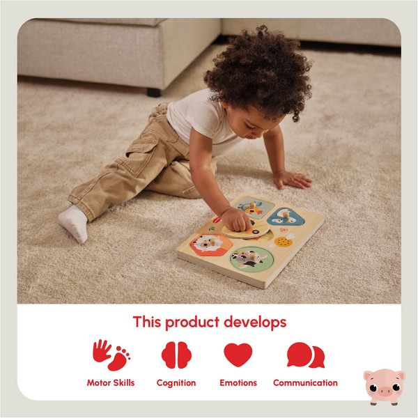 Продукт TINY LOVE Farmers Funday - Музикален дървен пъзел, 12м+ - 0 - BG Hlapeta