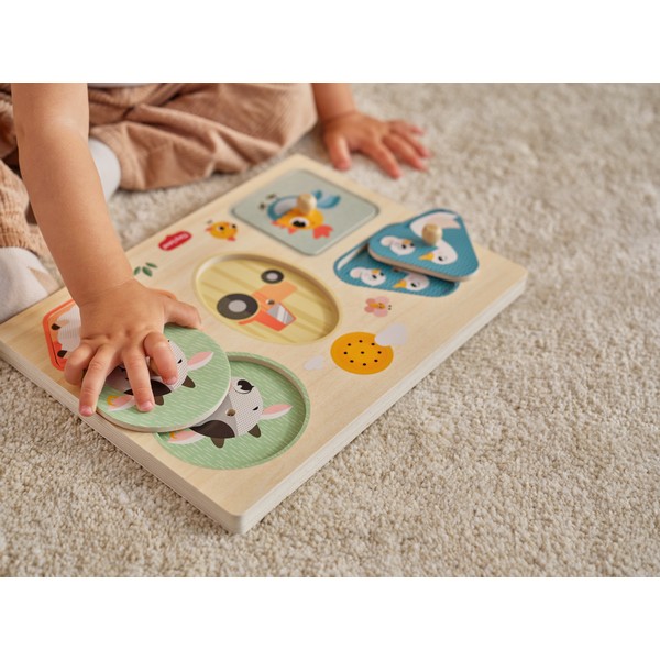 Продукт TINY LOVE Farmers Funday - Музикален дървен пъзел, 12м+ - 0 - BG Hlapeta