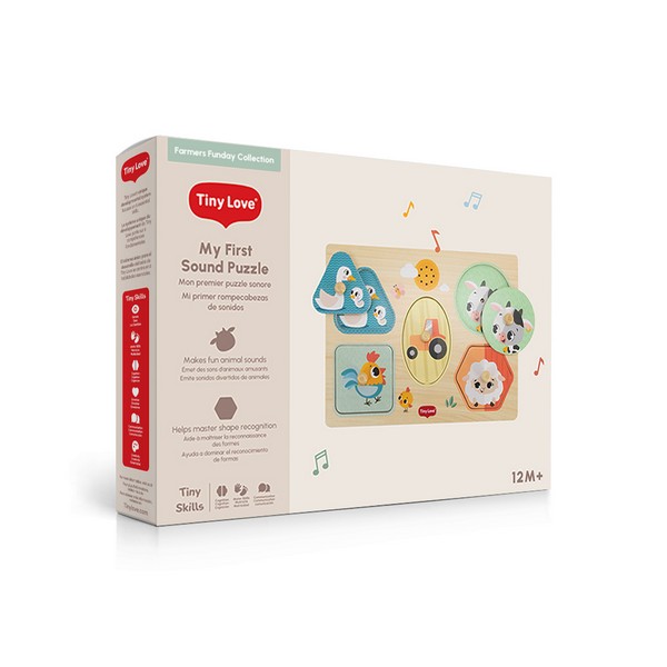 Продукт TINY LOVE Farmers Funday - Музикален дървен пъзел, 12м+ - 0 - BG Hlapeta