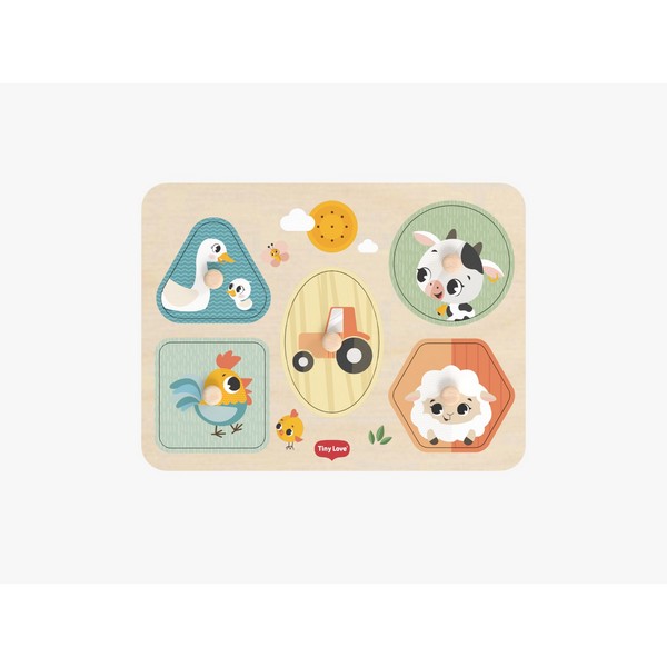 Продукт TINY LOVE Farmers Funday - Музикален дървен пъзел, 12м+ - 0 - BG Hlapeta
