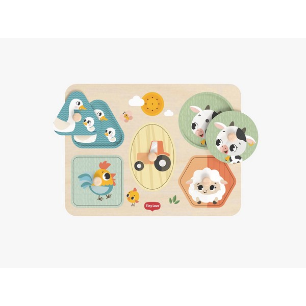 Продукт TINY LOVE Farmers Funday - Музикален дървен пъзел, 12м+ - 0 - BG Hlapeta