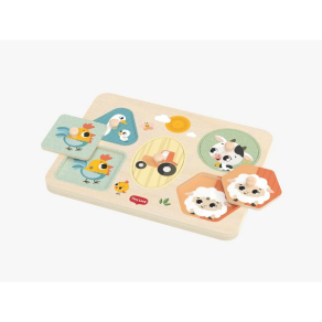 TINY LOVE Farmers Funday - Музикален дървен пъзел, 12м+