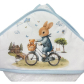 Продукт Bambino Casa blu Rabbit Bicycle - Хавлия с качулка 100 х 100 см - 1 - BG Hlapeta
