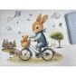 Продукт Bambino Casa Blu Rabbit Bicycle - Муселинови пелени 2бр. 80 х 80 см - 1 - BG Hlapeta