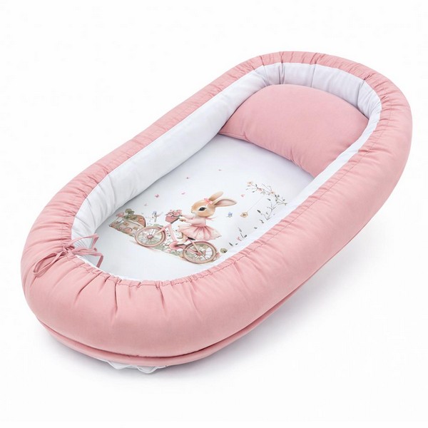 Bambino Casa Rose Rabbit on Bicycle - Гнездо