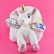 Robe Toy White Unicorn - 3D детска раничка за момиче, 30 см