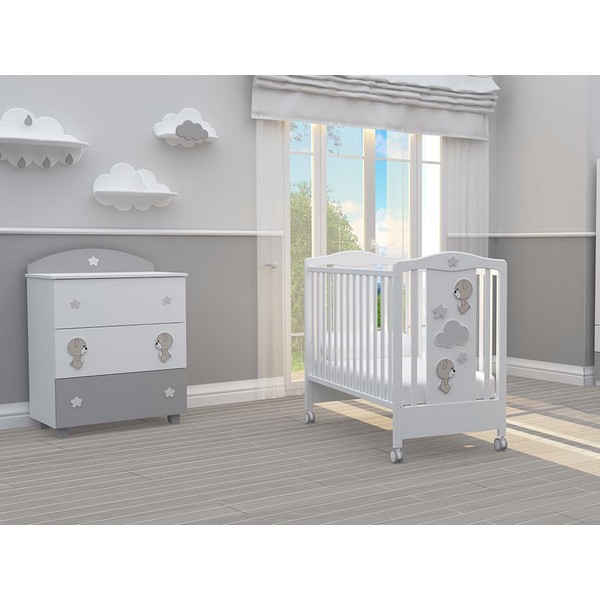 Продукт Bambino Casa Giochi divertenti cot bianco - Бебешко легло - 0 - BG Hlapeta