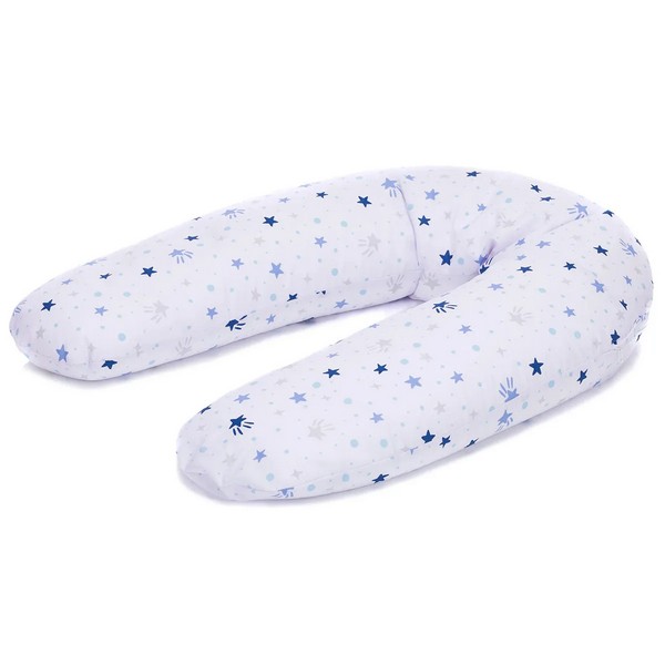Продукт Fillikid - Възглавница за бременност и кърмене с памучен калъф, 190 см - 0 - BG Hlapeta