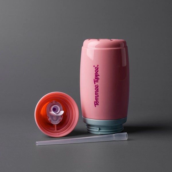 Tommee Tippee ACTIVE STRAW - Неразливаща се термочаша със сламка 266мл 12м+