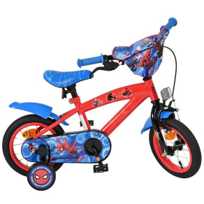 E&L Spiderman Cycles 12 инча - Детски велосипед с помощни колела