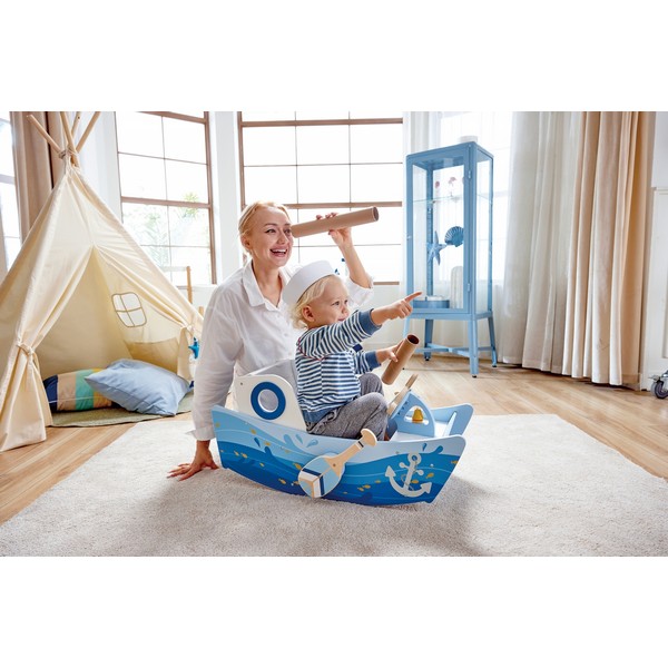 Продукт Hape - Дървената лодка на капитан - 0 - BG Hlapeta