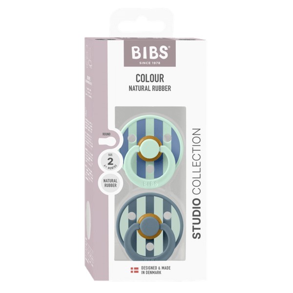 Продукт BIBS Studio COLOUR Block - 2 бр. Биберони, 6-18 месеца - 0 - BG Hlapeta