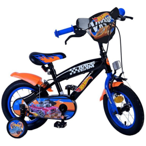 E&L Hot Wheels Cycles 12 инча - Детски велосипед с помощни колела