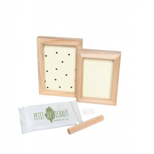 Продукт Petite ARTichaut - 2 Дървени рамки за бебешки отпечатък и снимка - 0 - BG Hlapeta