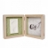 Petit ARTichaut - Двойна дървена рамка за бебешки отпечатък и снимка