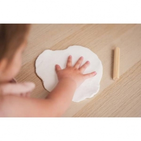 Petit ARTichaut - Дървен медальон за бебешки отпечатък