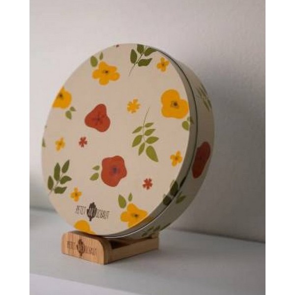 Продукт Petite ARTichaut - Кръгла метална кутия за бебешки отпечатък със стойка - 0 - BG Hlapeta