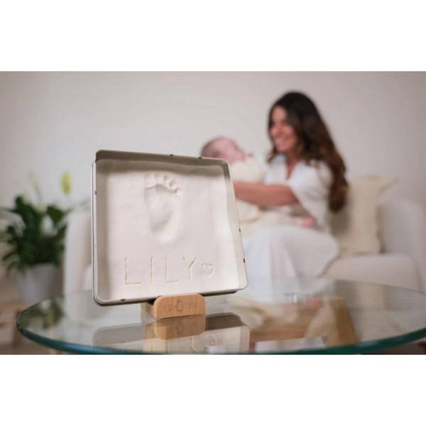 Продукт Petit ARTichaut - Правоъгълна метална кутия за бебешки отпечатък със стойка - 0 - BG Hlapeta