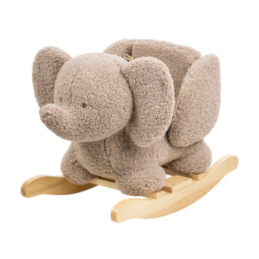 Nattou - Люлееща се играчка слонче Teddy taupe