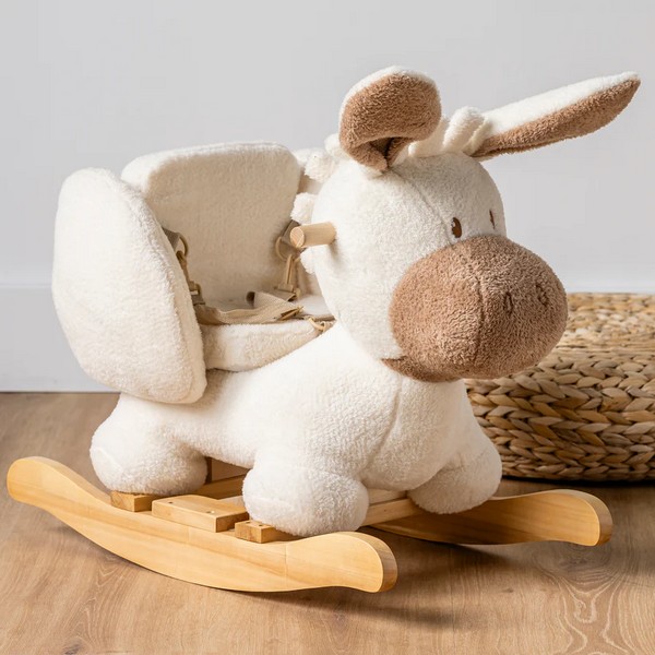 Продукт Nattou - Люлееща се играчка магаренце екрю Teddy - 0 - BG Hlapeta