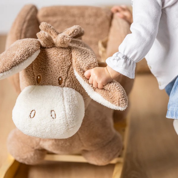 Продукт Nattou - Люлееща се играчка магаренце Teddy бежово - 0 - BG Hlapeta