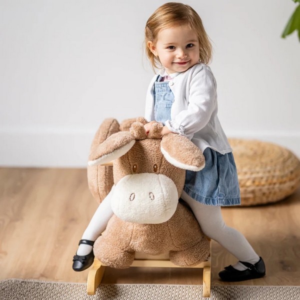 Продукт Nattou - Люлееща се играчка магаренце Teddy бежово - 0 - BG Hlapeta