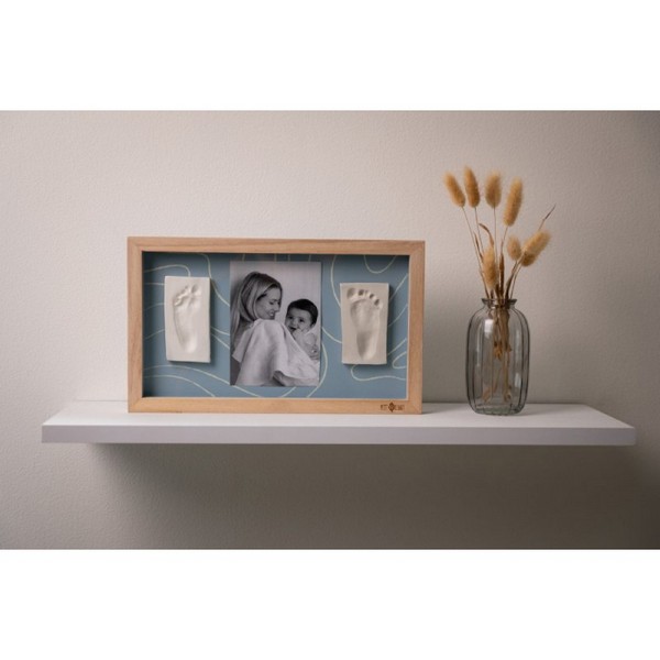 Продукт Petit ARTichaut - Дървена рамка за 2 бебешки отпечатъка и снимка - 0 - BG Hlapeta