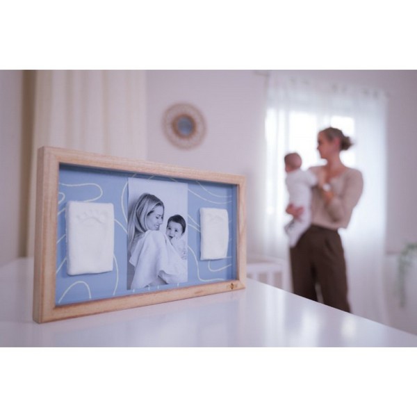 Продукт Petit ARTichaut - Дървена рамка за 2 бебешки отпечатъка и снимка - 0 - BG Hlapeta