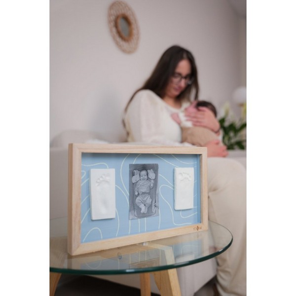 Продукт Petit ARTichaut - Дървена рамка за 2 бебешки отпечатъка и снимка - 0 - BG Hlapeta